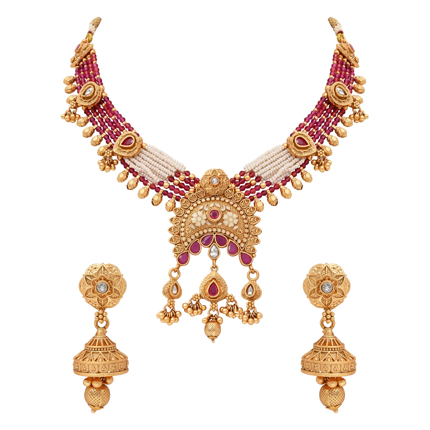 Swati Pink Necklace Set