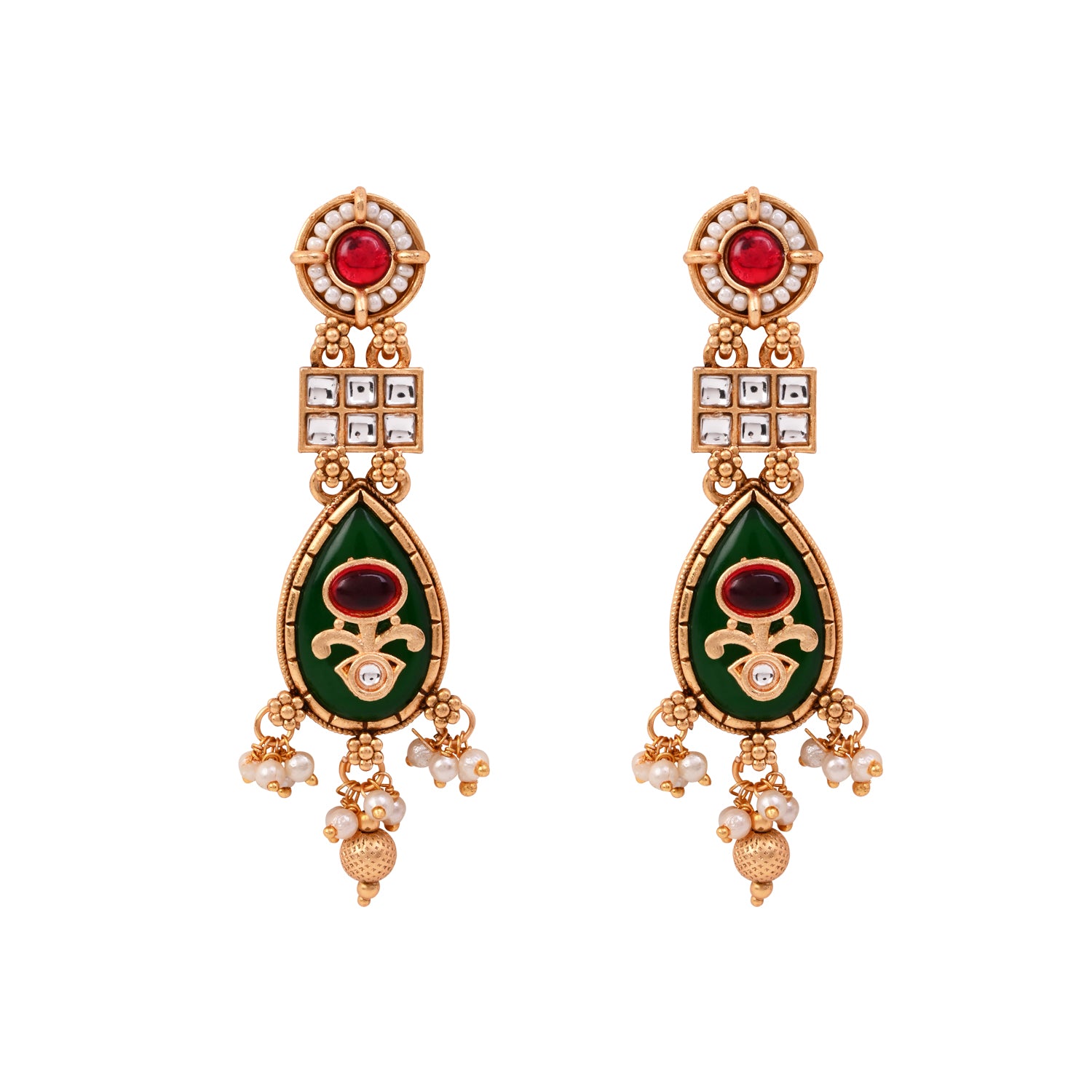 Inaaya - South Indian Matte Necklace Set