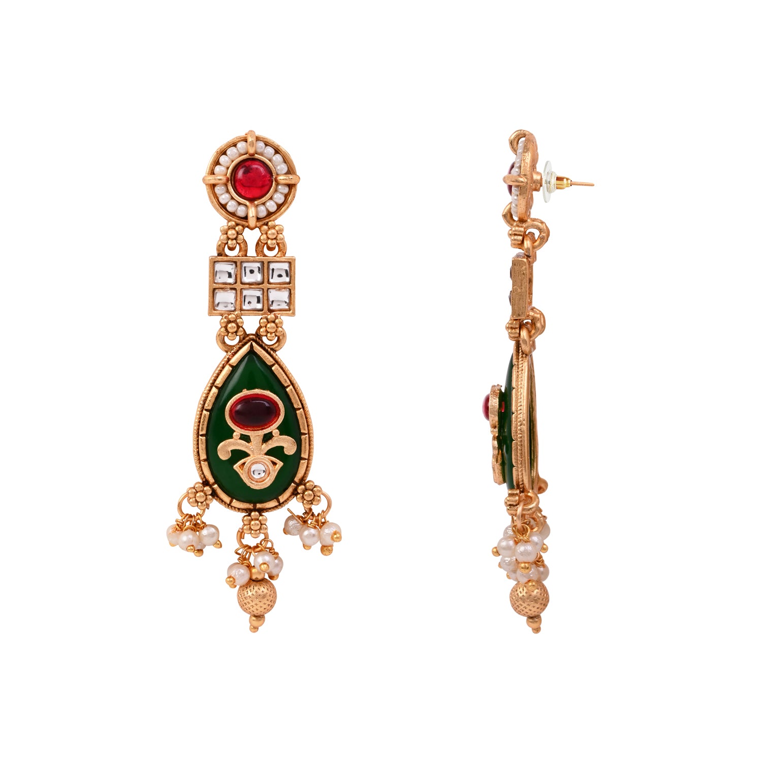 Inaaya - South Indian Matte Necklace Set