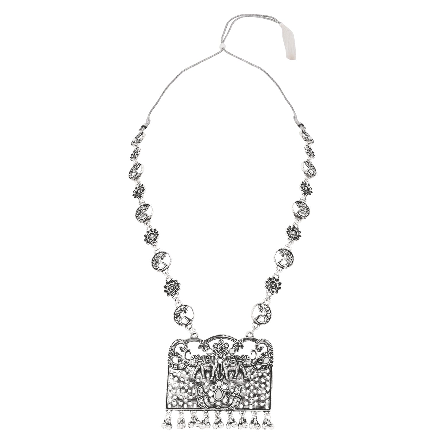 Elephant Charm Pendant - Statement Jewellery set