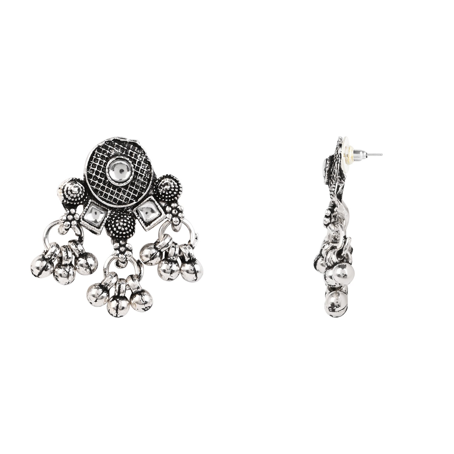 Heritage Bloom Circle Pendant – Classic Ethnic Style