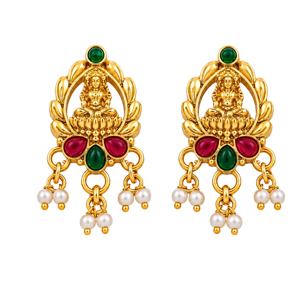 Sindhuja-Lakshmi Choker Temple Necklace Set