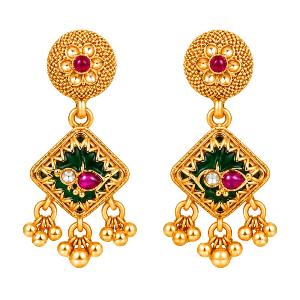 Harlin – Multicolour Heritage Choker Necklace Set