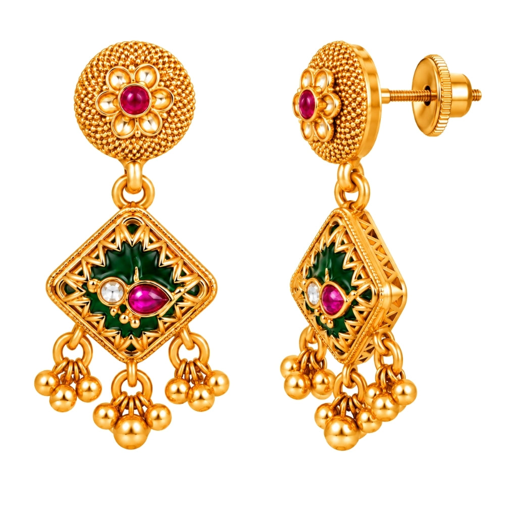 Harlin – Multicolour Heritage Choker Necklace Set