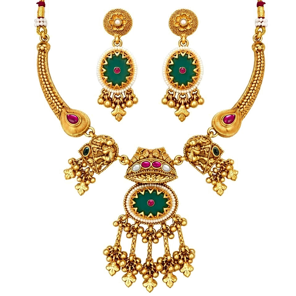 Aarshika – Statement Heritage Necklace Set