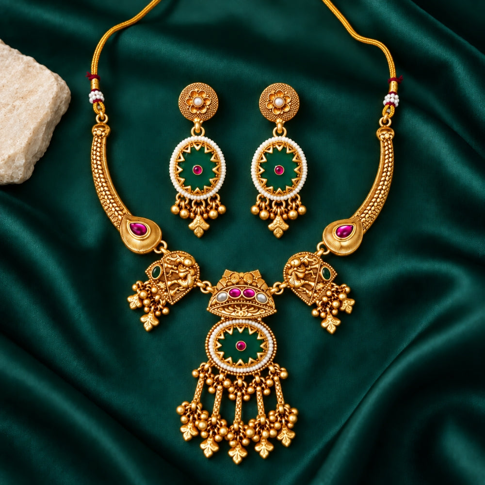 Aarshika – Statement Heritage Necklace Set