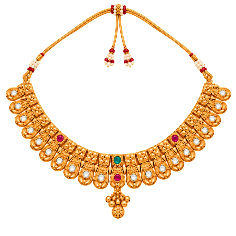 Ruhim –  Kundan Choker Necklace Set