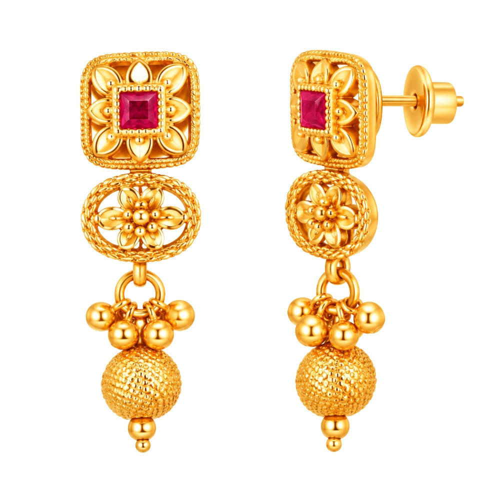 Jaslin – Floral Necklace Set