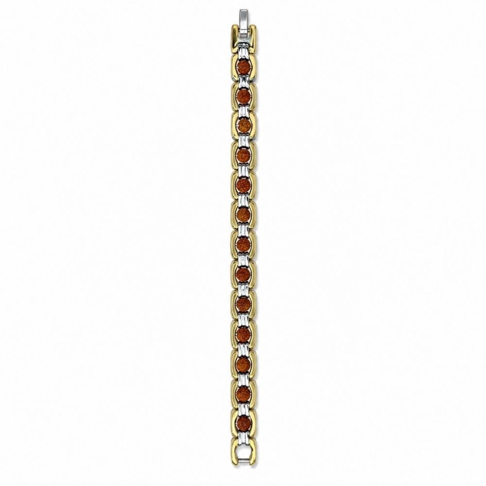 Viroh- Gold & Silver Duo Tone Rudraksha Bracelet for Mens