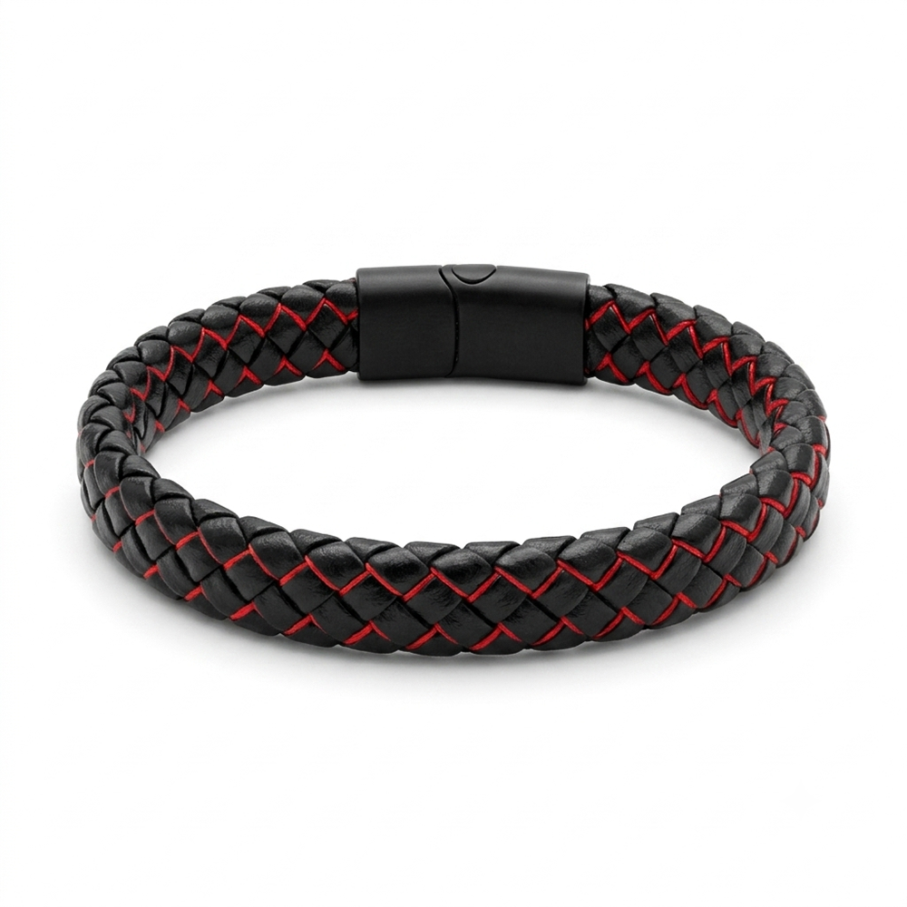 Divit- Men's Braided Leather Bracelet