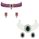 (Pack of 2) Gold Plated Jewellery Set