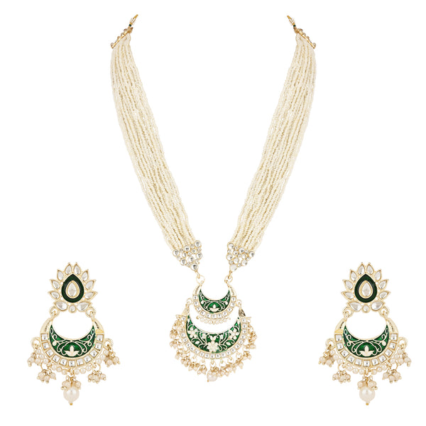 REVA Green Necklace Set