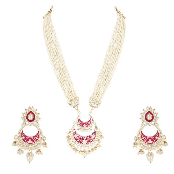 REVA Pink Necklace Set