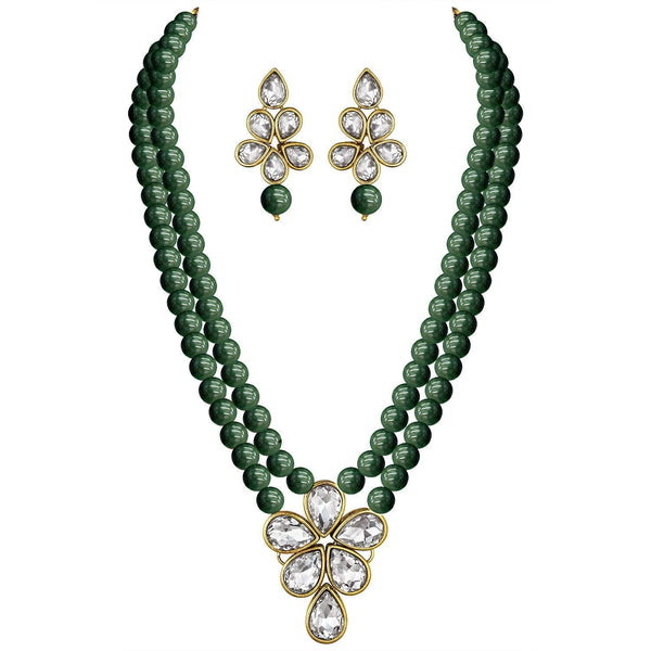 (Pack of 2) Kundan & Pearl Jewellery Set