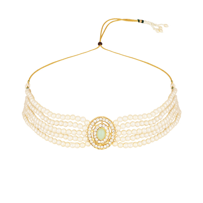 Anaya Mint Choker Set