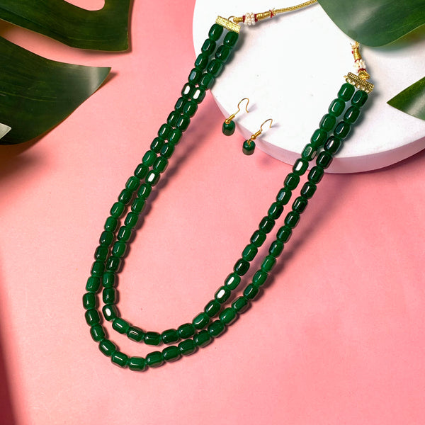 Khushi Green Necklace Set