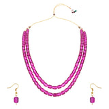 Khushi Wine Necklace Set