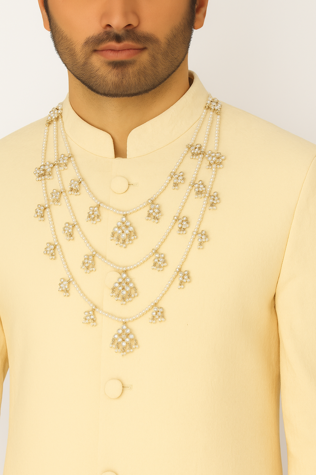 Ansh White Necklace