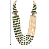 Jairaj Green Necklace For Men