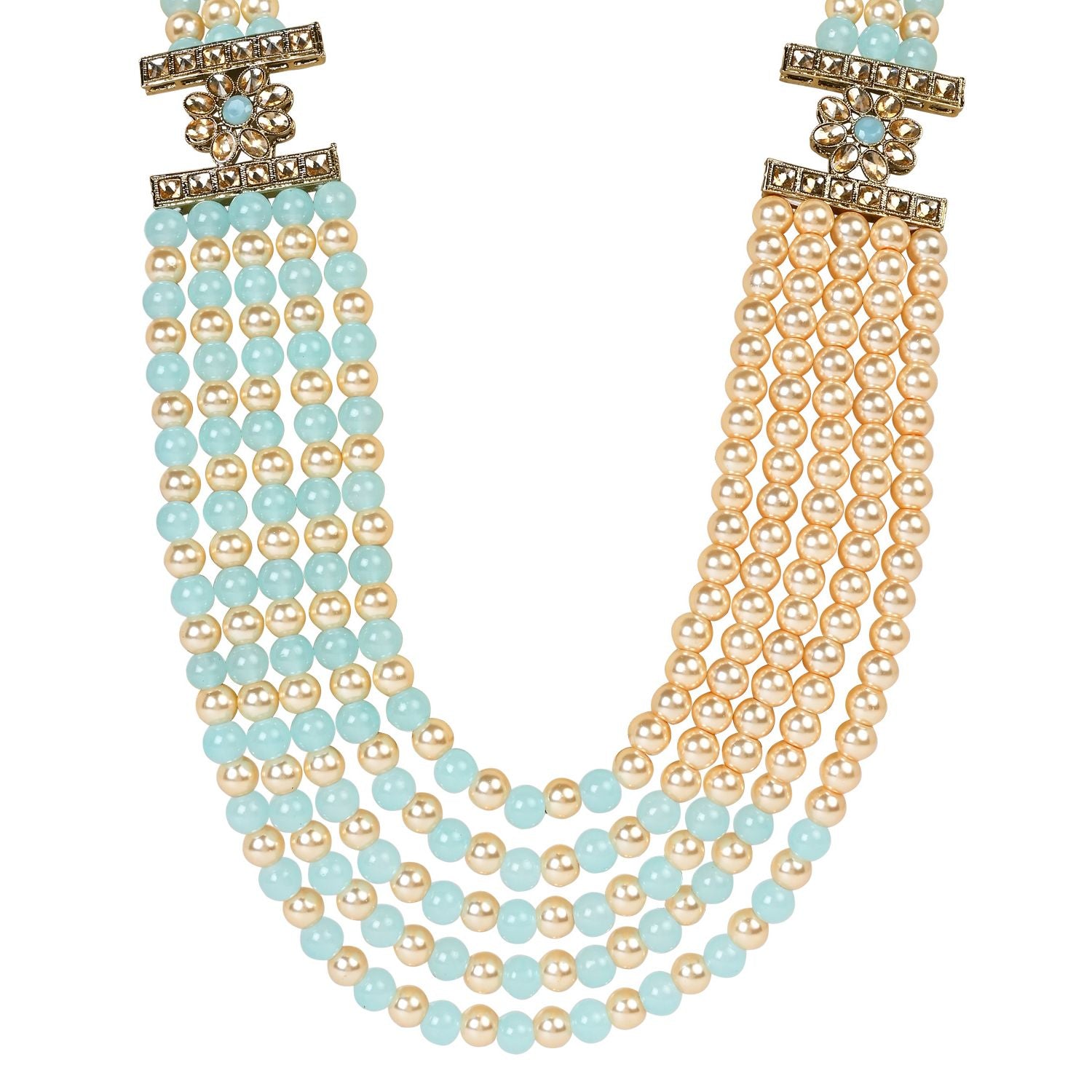 Jairaj Turquoise Necklace For Men