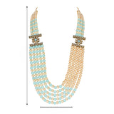 Jairaj Turquoise Necklace For Men