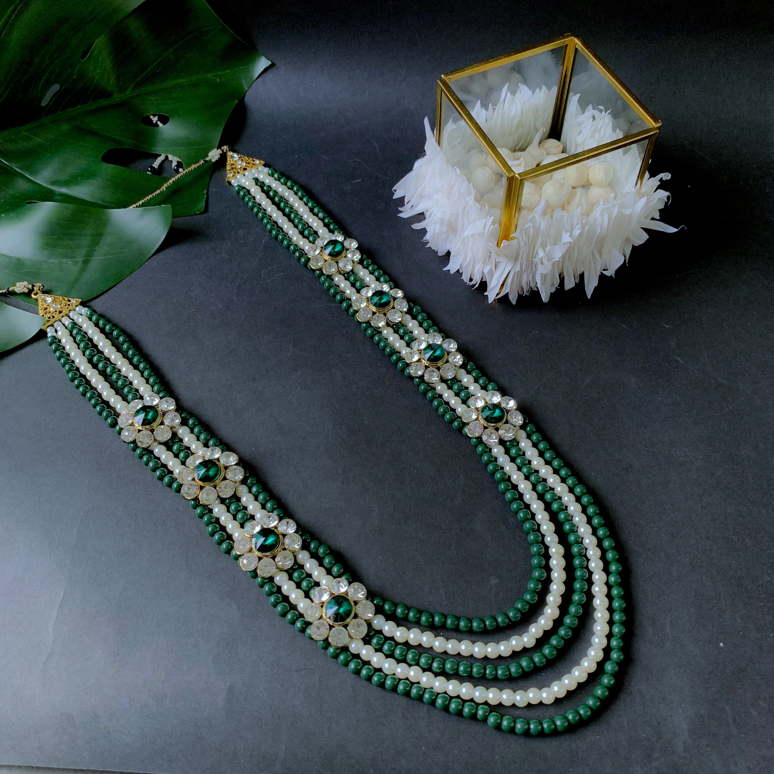 Arjun Green Necklace for Men