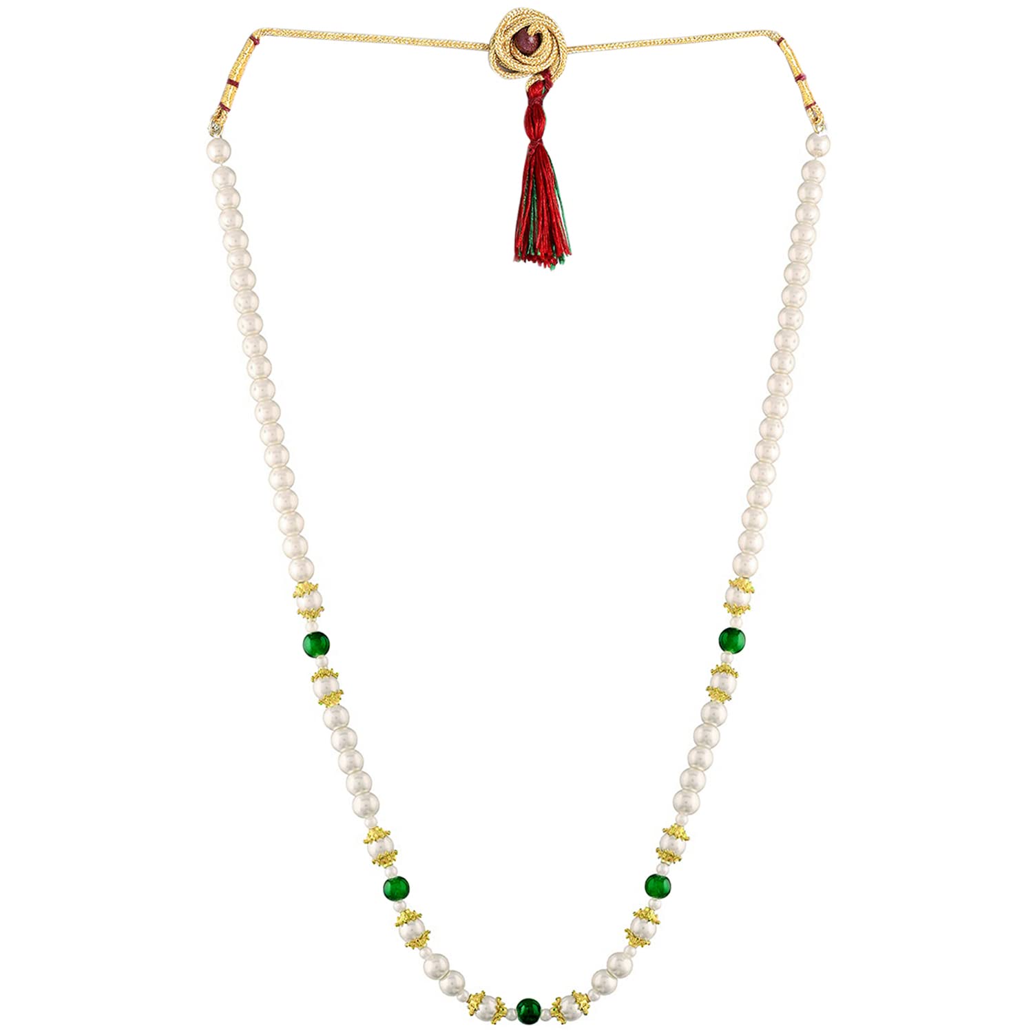 Haridra Green Pearl Mala