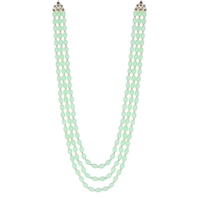 Vishwaraja Mint Pearl Mala