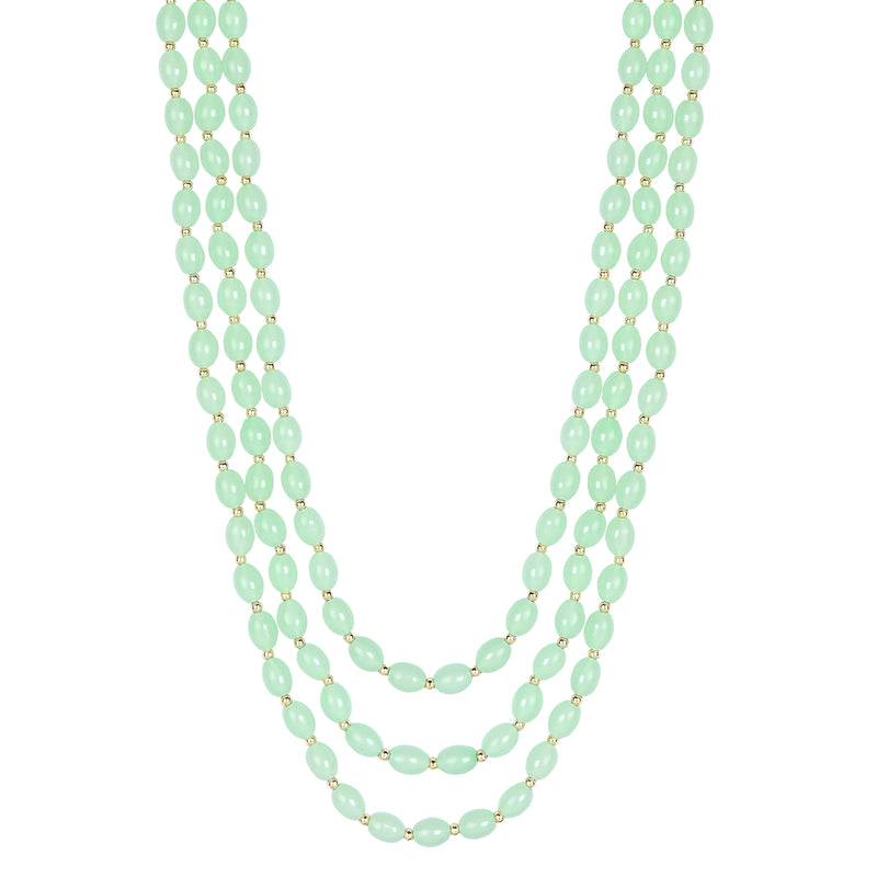 Vishwaraja Mint Pearl Mala