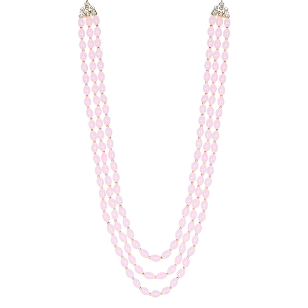 Vishwaraja Pink Pearl Mala