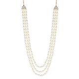 Vishwaraja White Pearl Mala