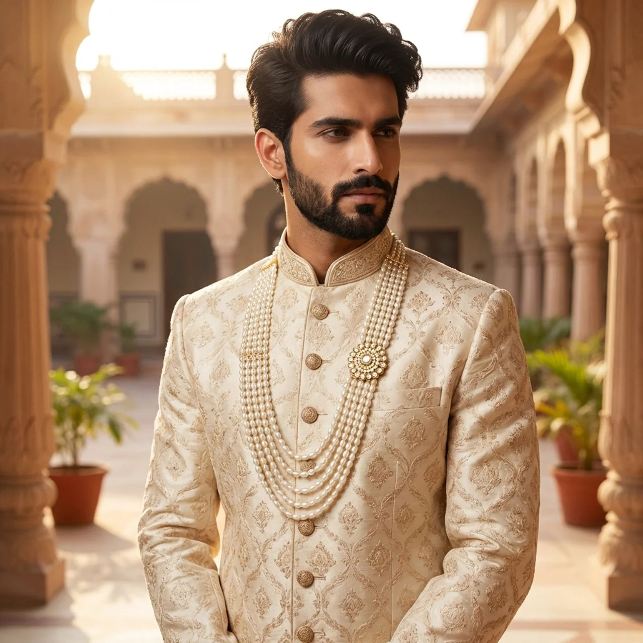 Ahaan White Necklace