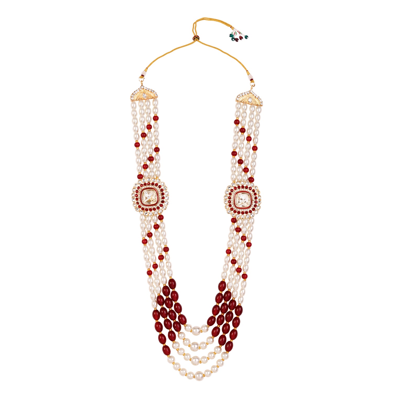 Hridaan - Maroon Necklace For Men