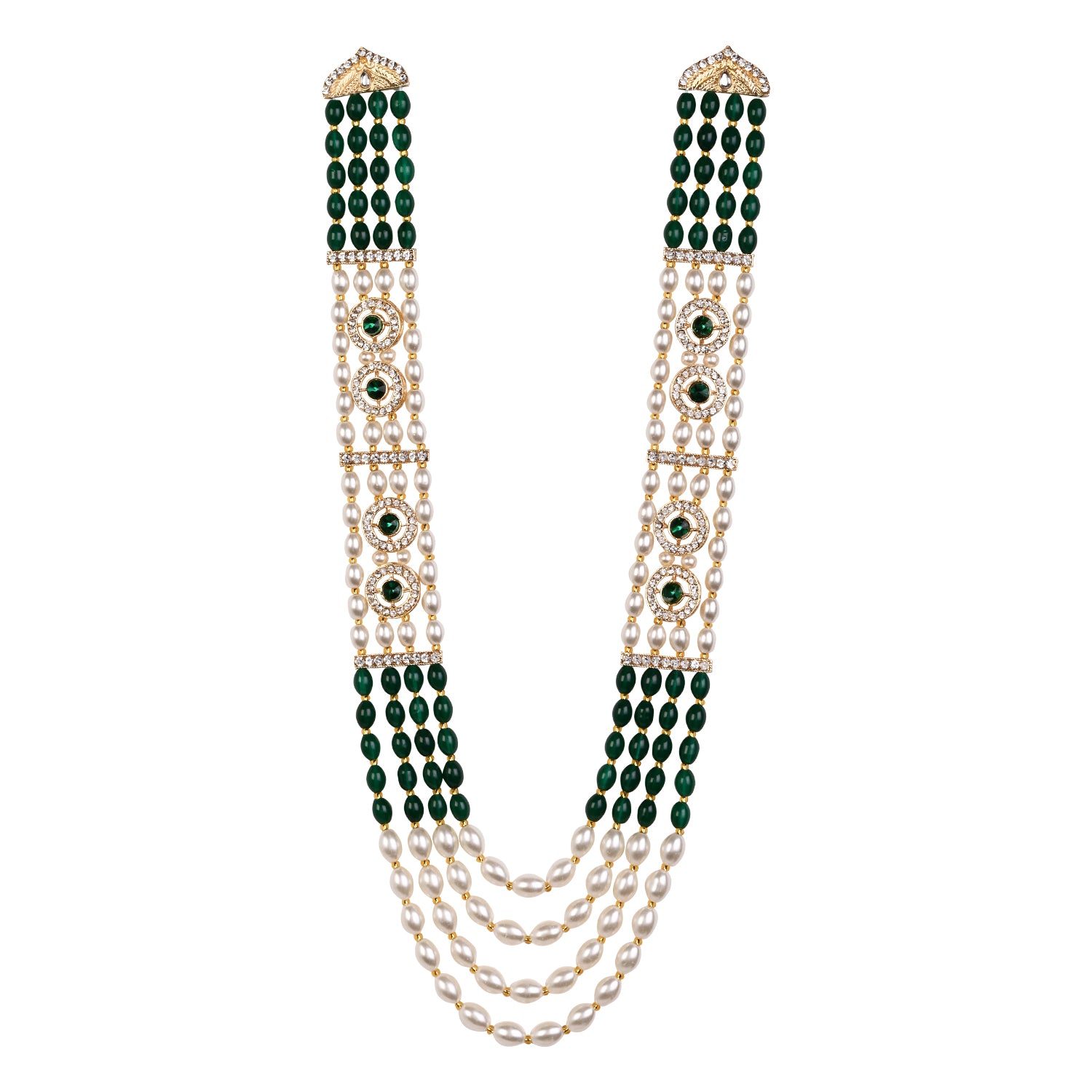 Nivaan - Green Necklace For Men