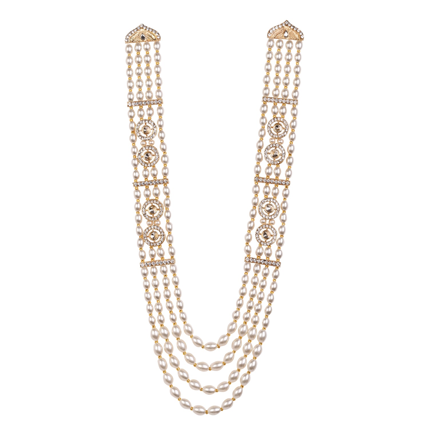Nivaan - White Necklace For Men