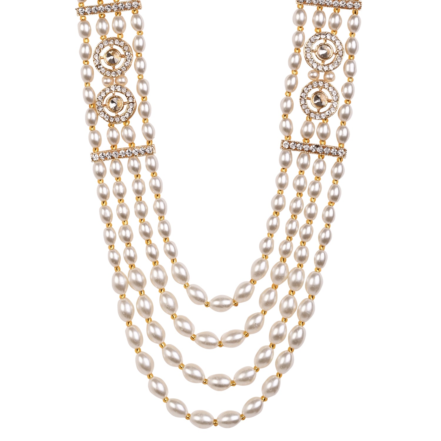 Nivaan - White Necklace For Men