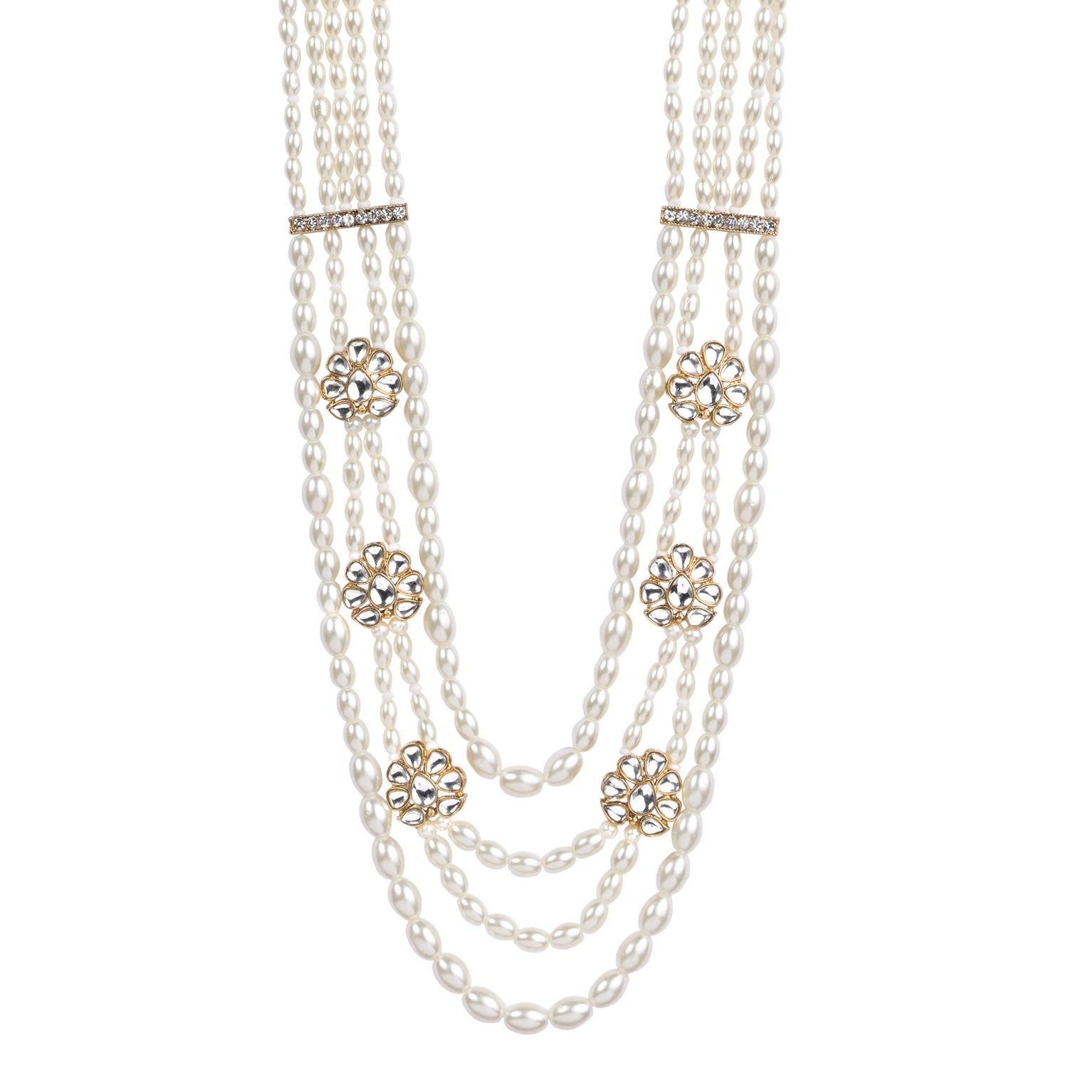 Shaurya - White Necklace For Men