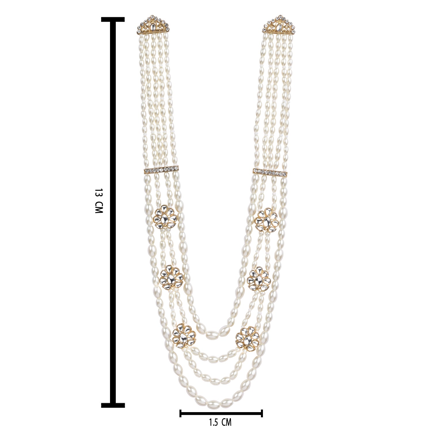 Shaurya - White Necklace For Men