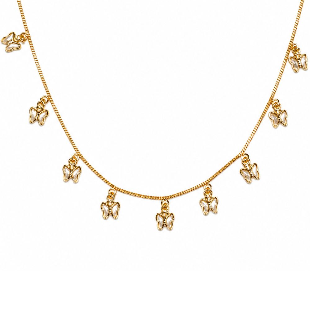 Camila-Butterfly Pendant Chain Necklace
