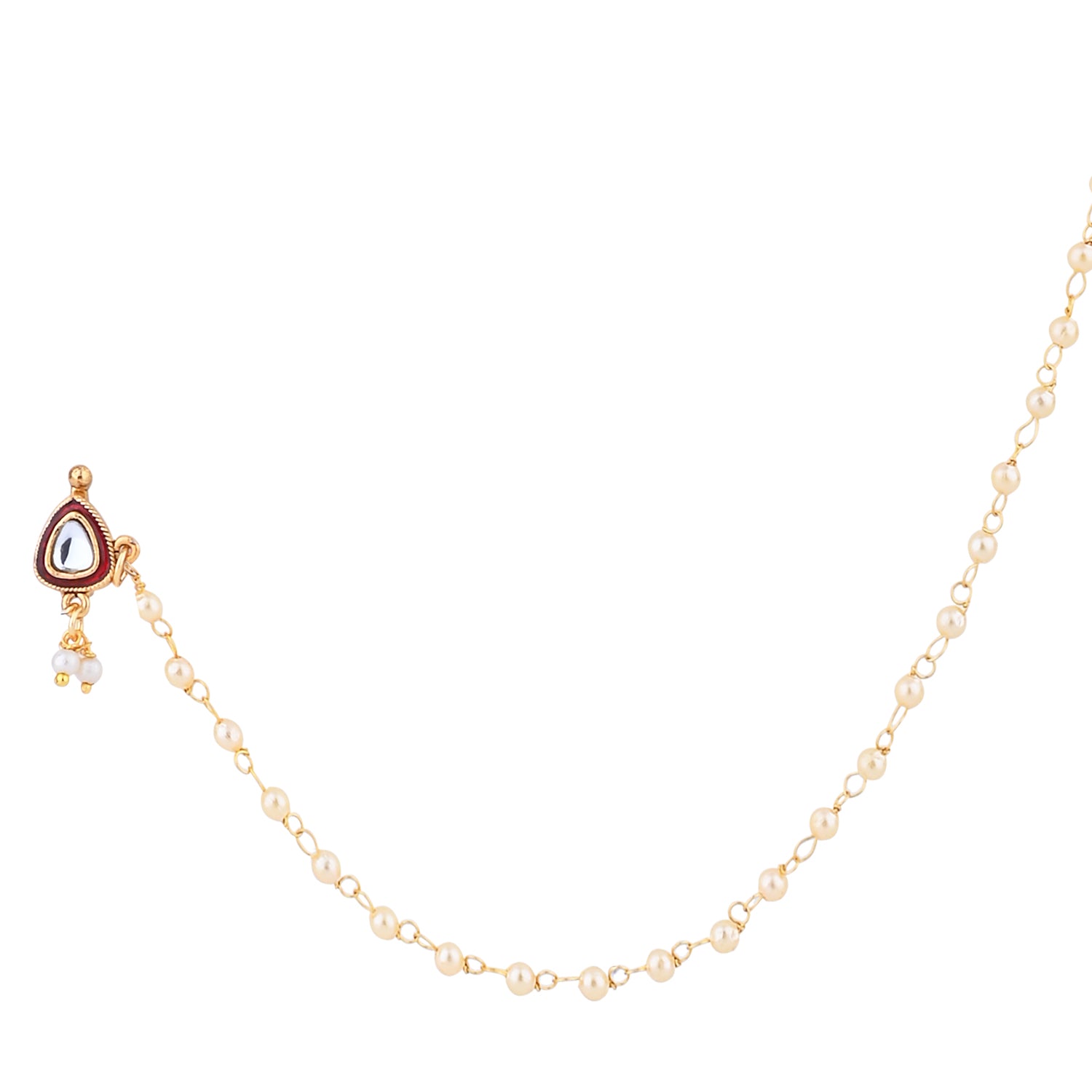 Litisha Maroon NoseRing