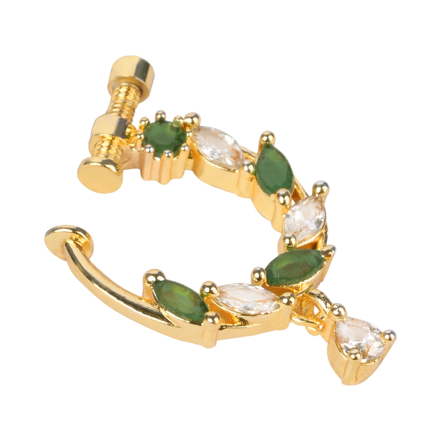 Ritanya - Green Nose Ring