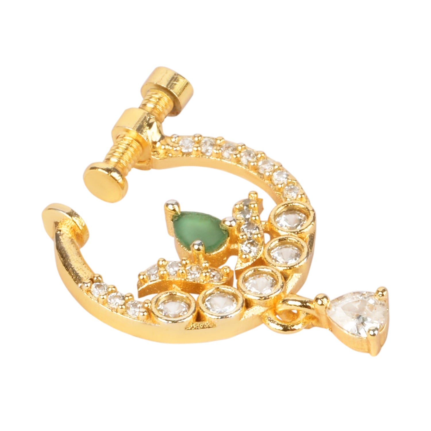 Ayira - Green Nose Ring