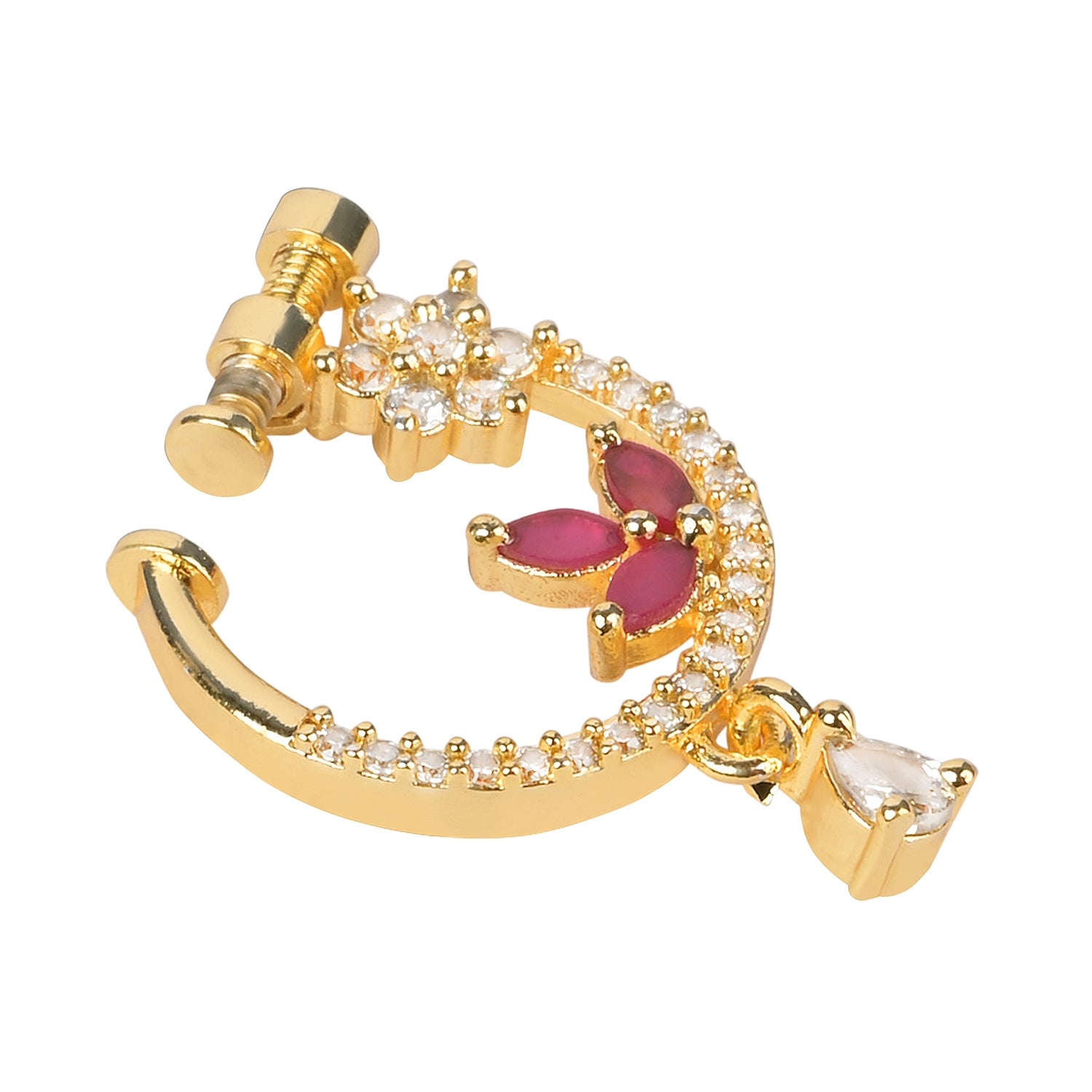 Jashvika- Pink Nose Ring