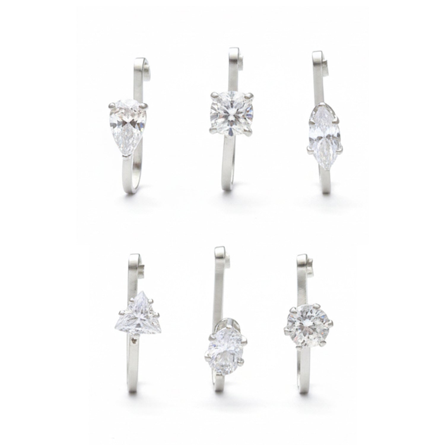 Combo of 6 Trendy Nose Pins