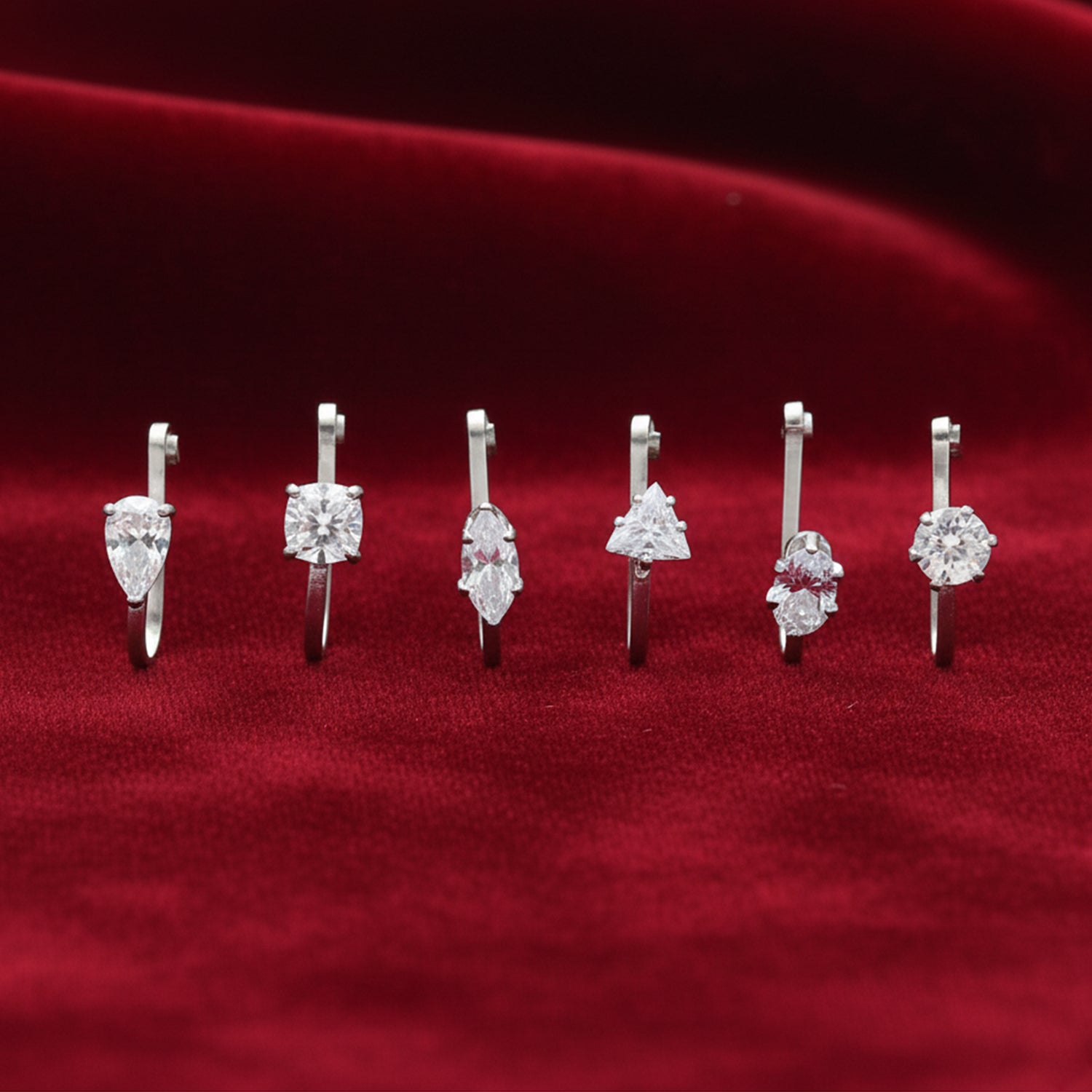 Combo of 6 Trendy Nose Pins