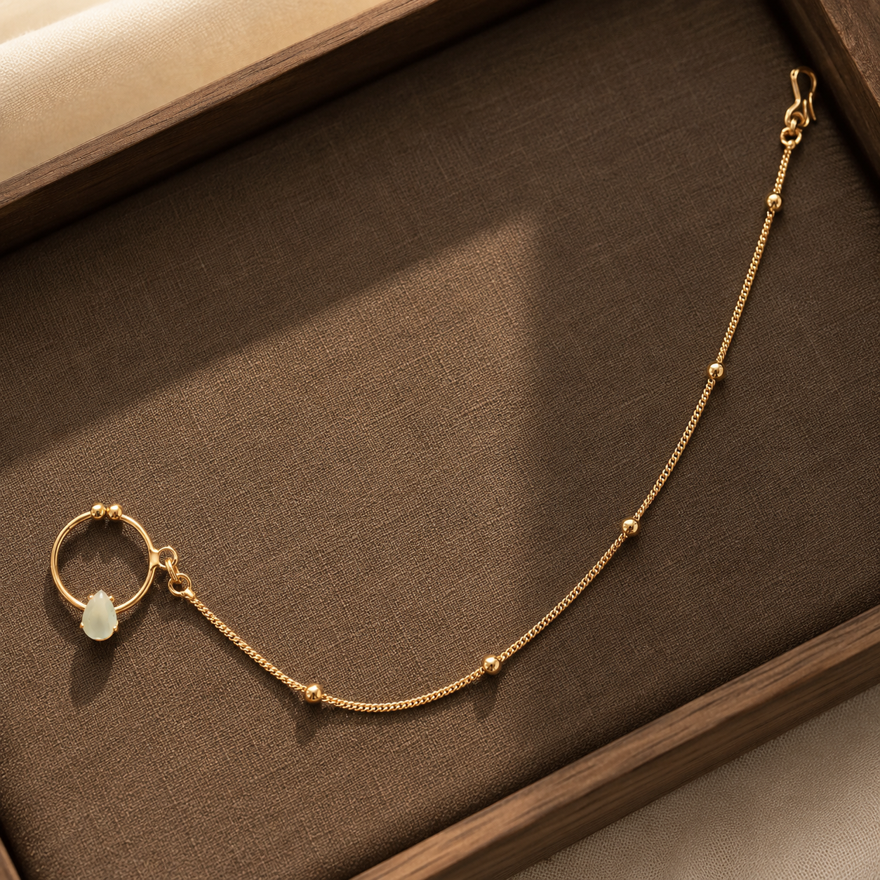 Ruhi Mint Nose Ring