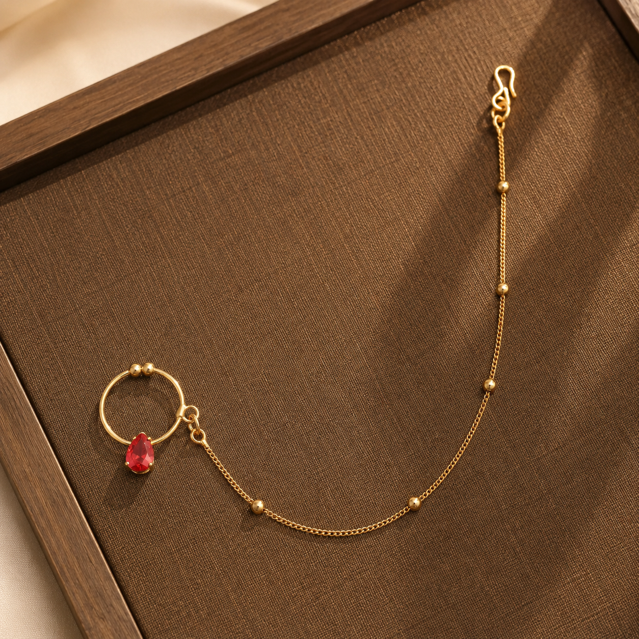 Ruhi Ruby Nose Ring
