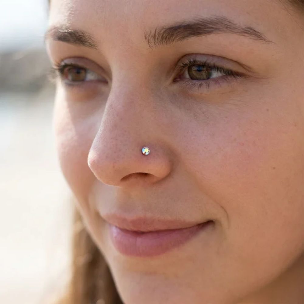 Eily- Crystal Solitaire Stud Nose Pin Set (Pack of 40)