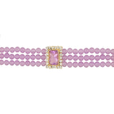 Alluring Pearl & Kundan Lumba Rakhi