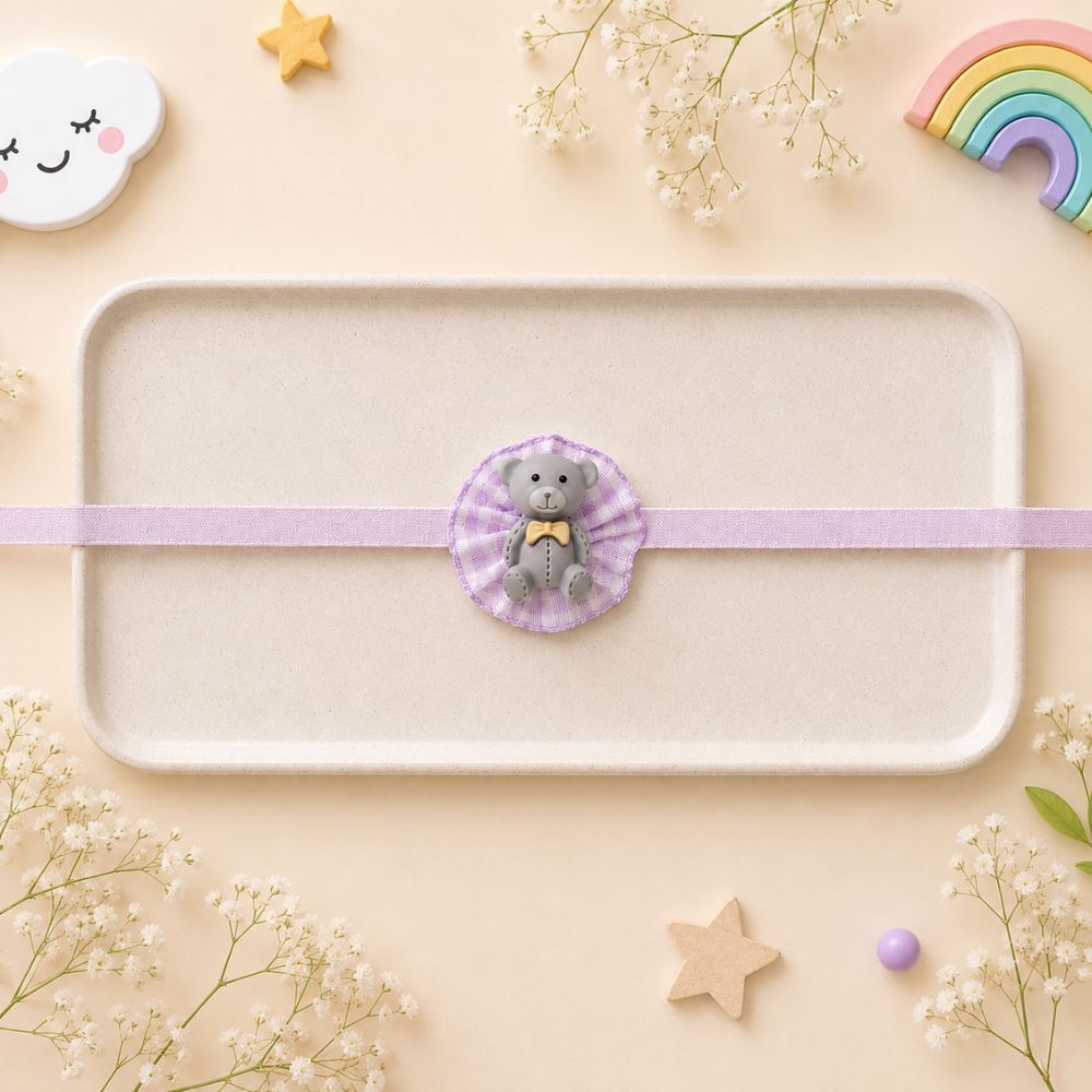 Adorable Kid's Teddy Bear Rakhi